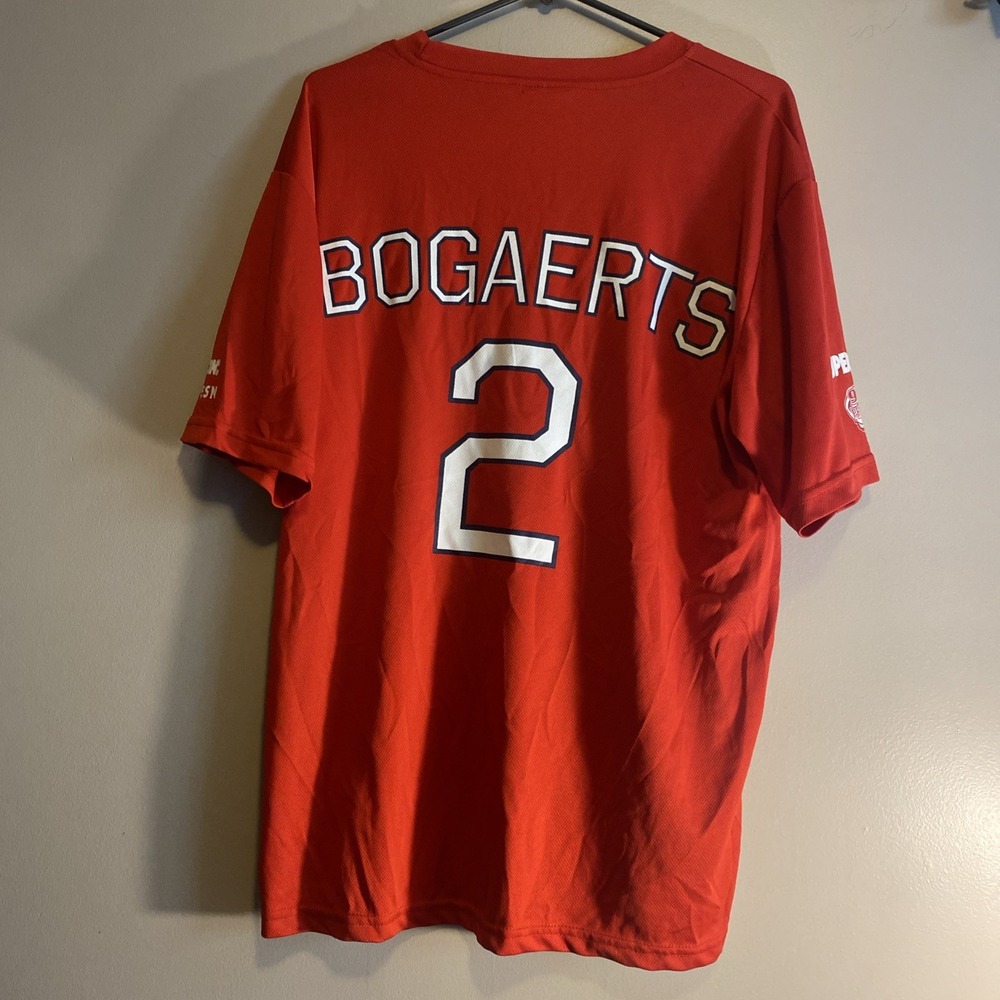 Xander Bogaerts Red Pawtucket Redsox Pawsox #2 Promo Boston AAA Team Jersey XL